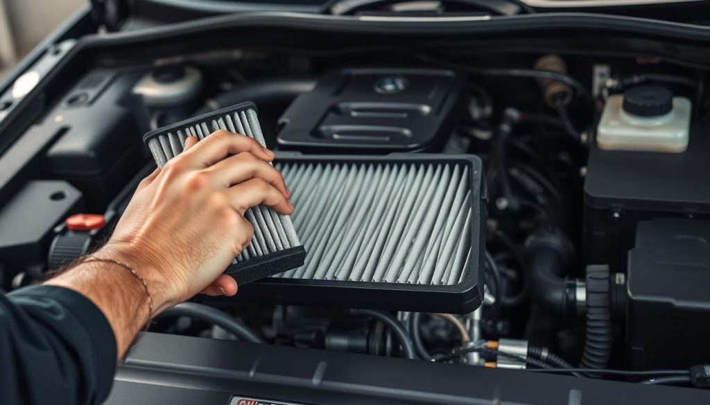 air filter replacement process