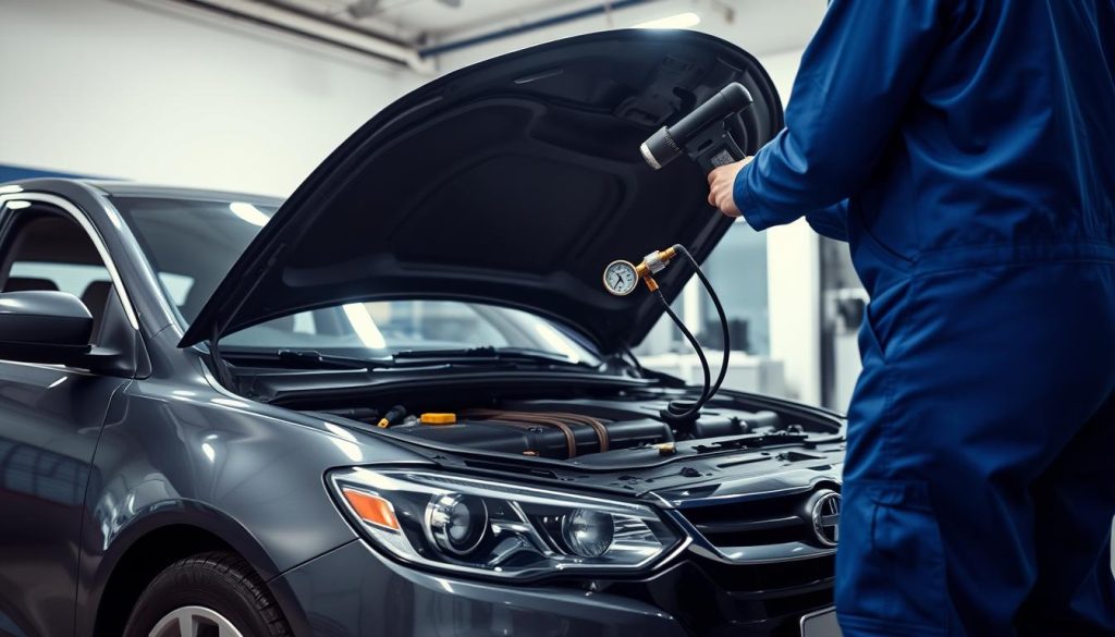 car air conditioning inspection