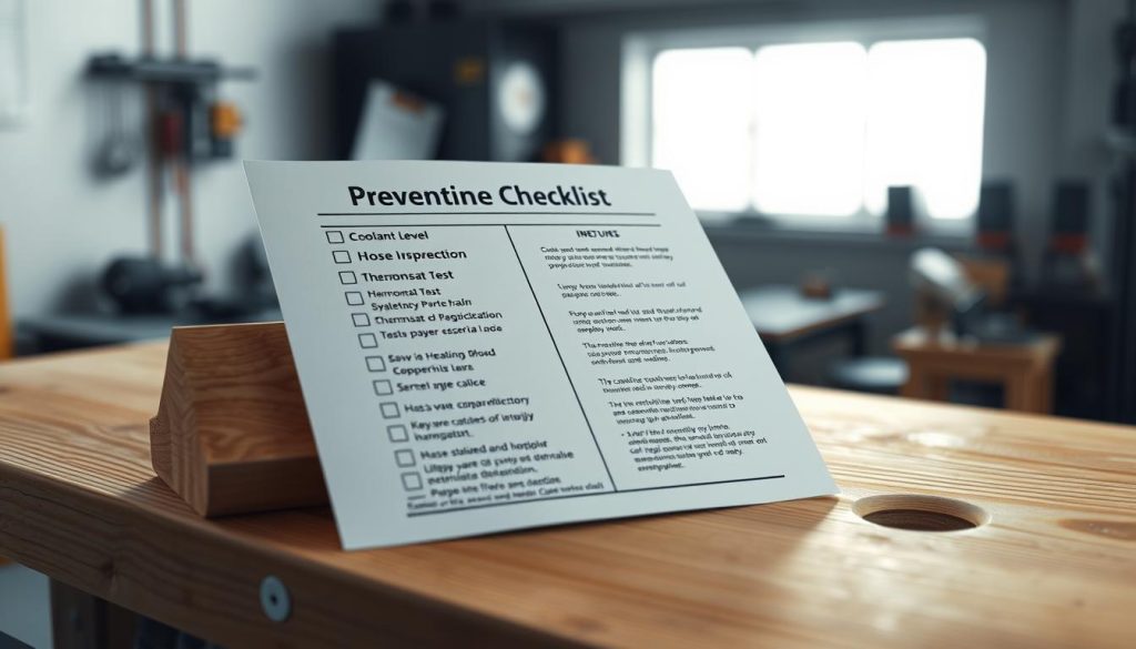 preventive maintenance checklist