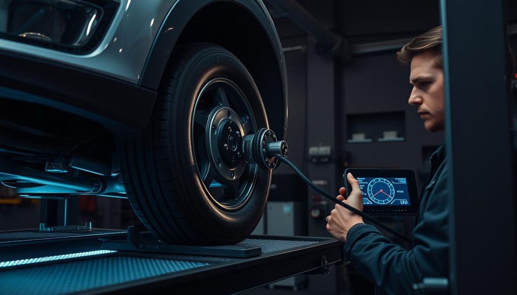 Steering alignment check