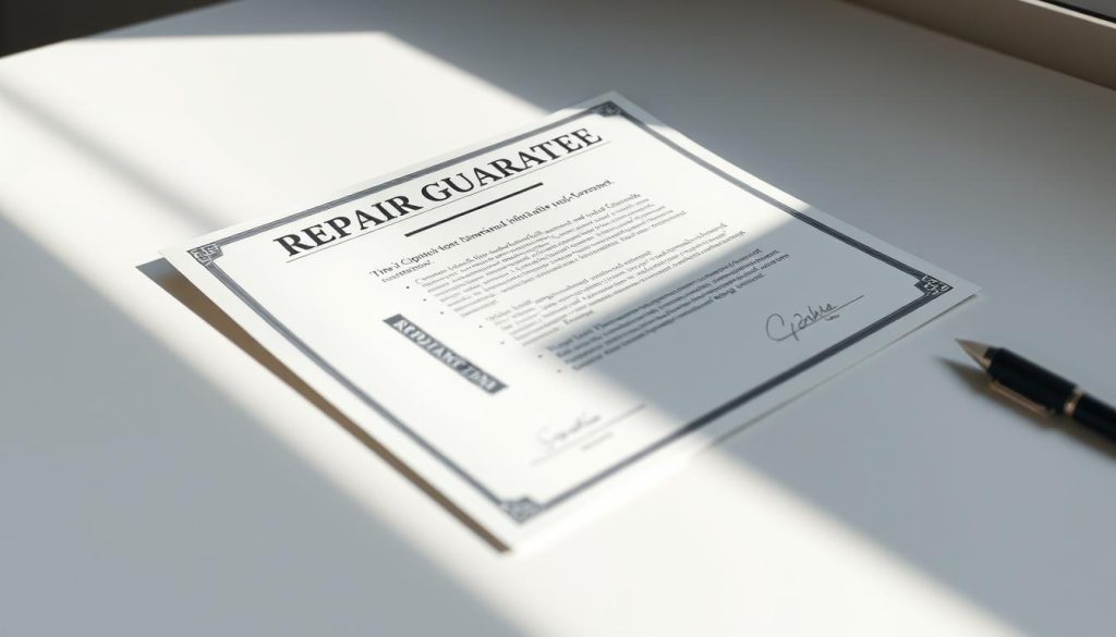 repair guarantee