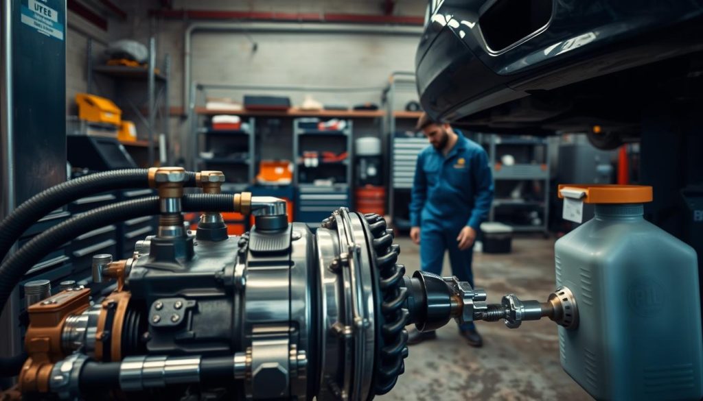 transmission flush machine process transmission flush machine process