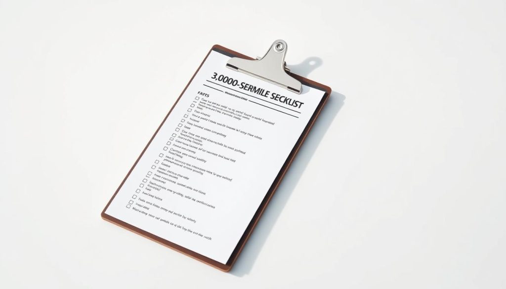 30,000-mile service checklist