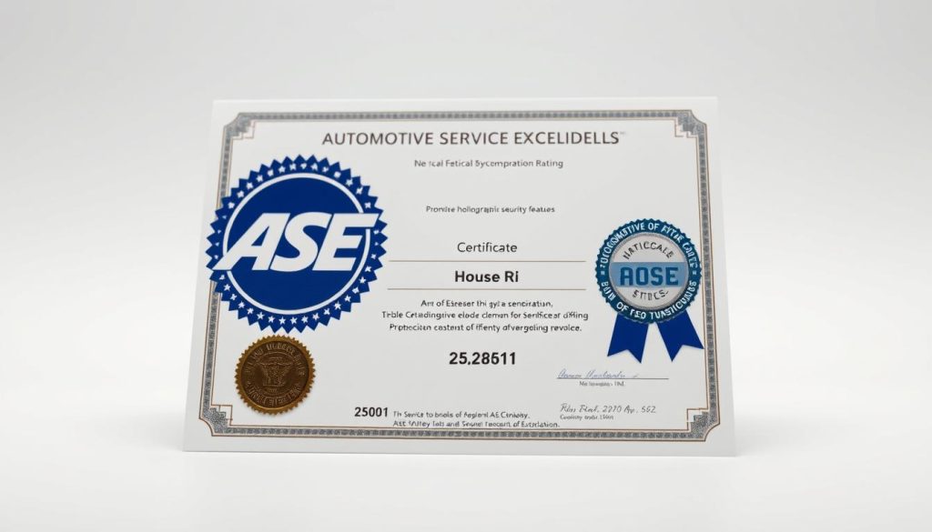 ASE certification