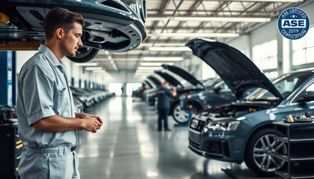 ASE-certified technician training