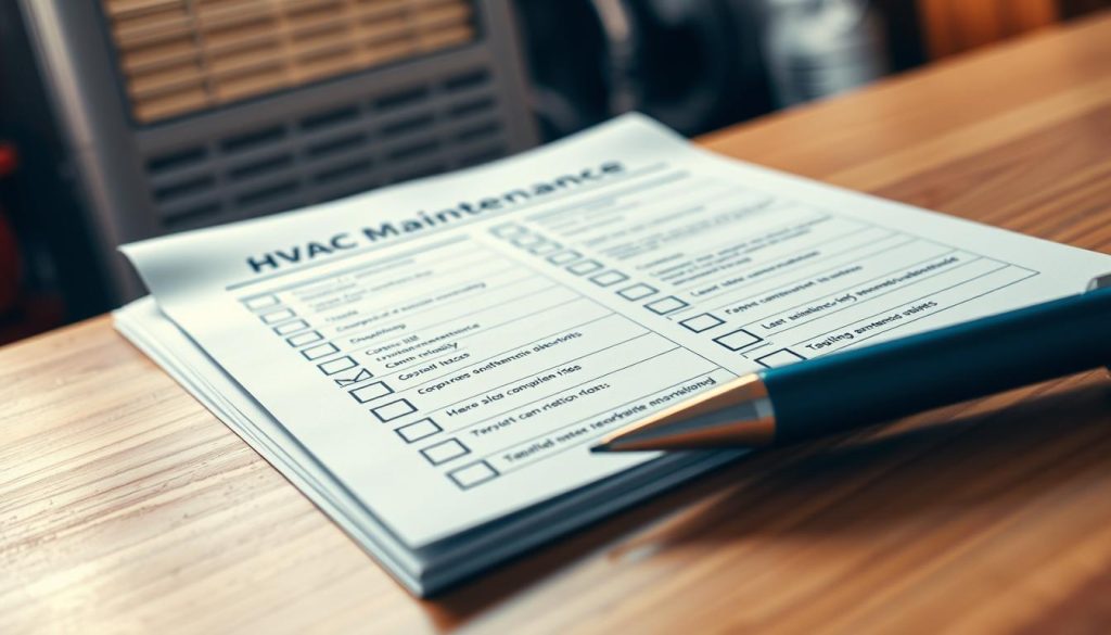 HVAC maintenance checklist