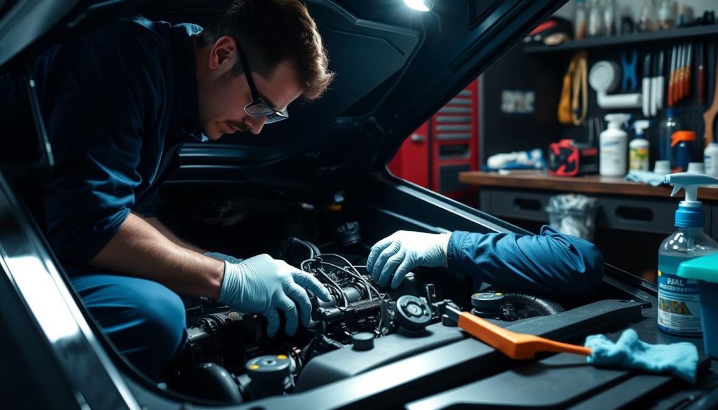 engine compartment cleaning safety
