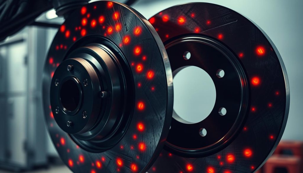 heat spots on brake rotors