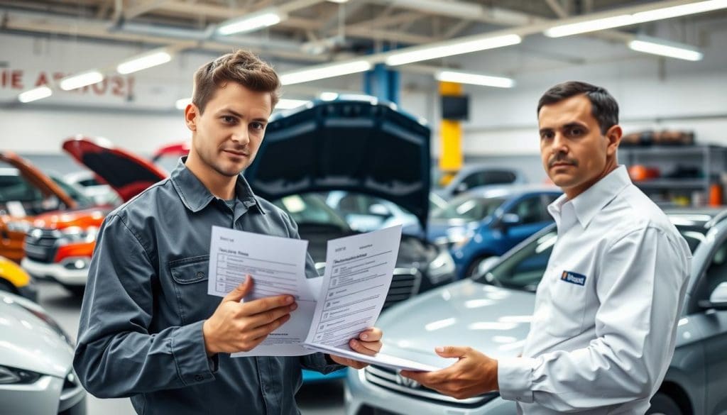 choosing service car