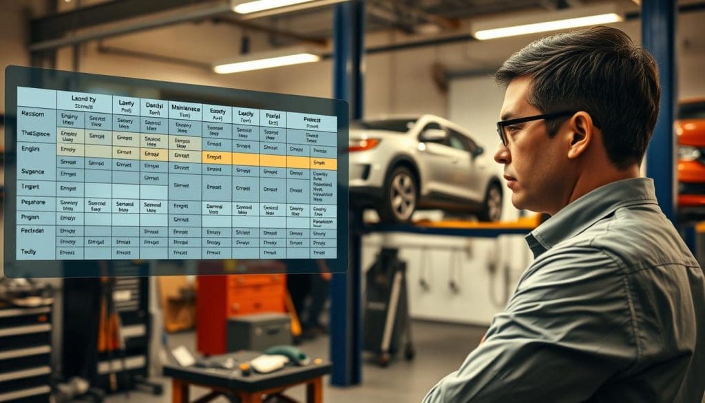 maintenance schedule systems