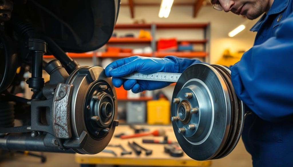 brake pad inspection