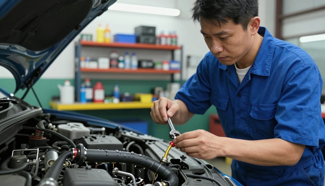 car smells like coolant