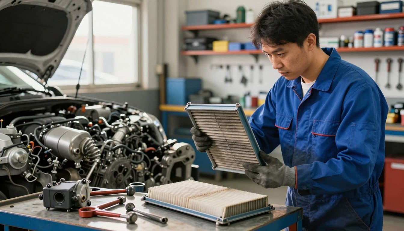 engine air filter replacement