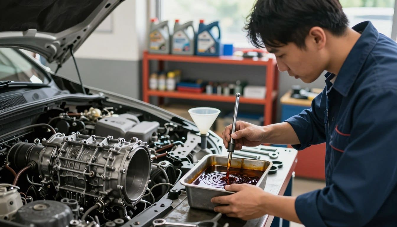 transmission fluid service