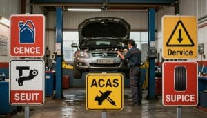 overdue car service signs