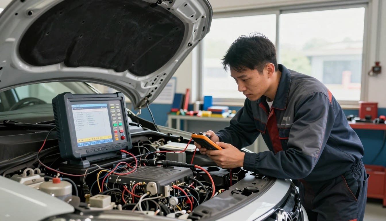 electrical diagnostics car
