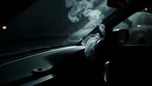 car smells like burning