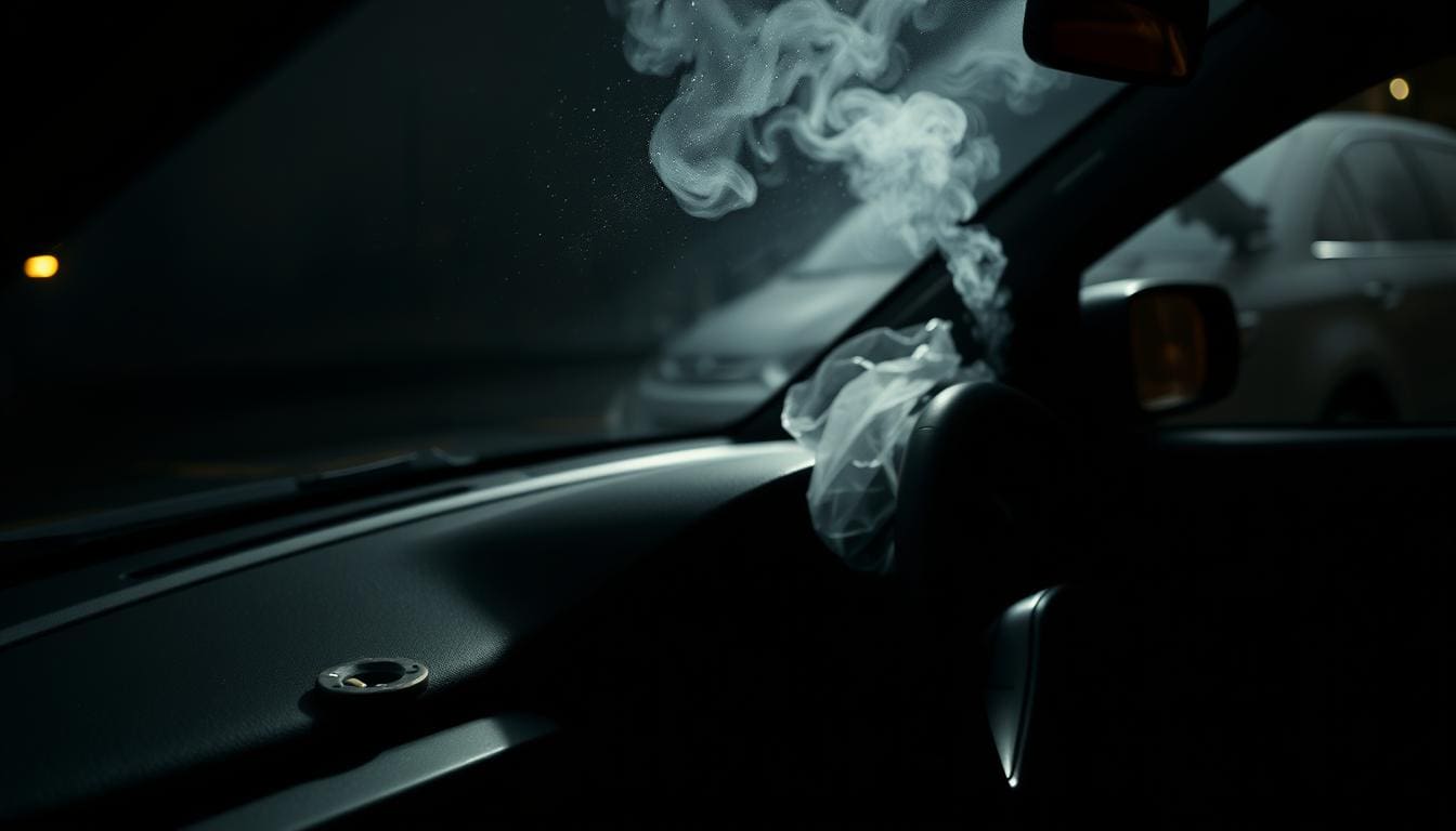 car smells like burning